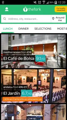 TheFork android App screenshot 4